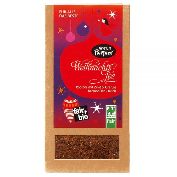 Weltpartner Weihnachtstee Rooibos Orange Zimt