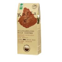 Kaffa Fairtrade Wildkaffee mild ganze Bohne