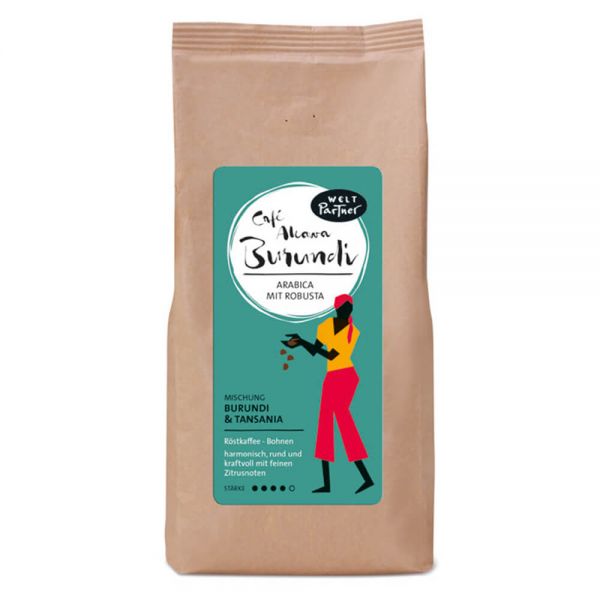 Weltpartner Café Akawa Burundi bohne 500g