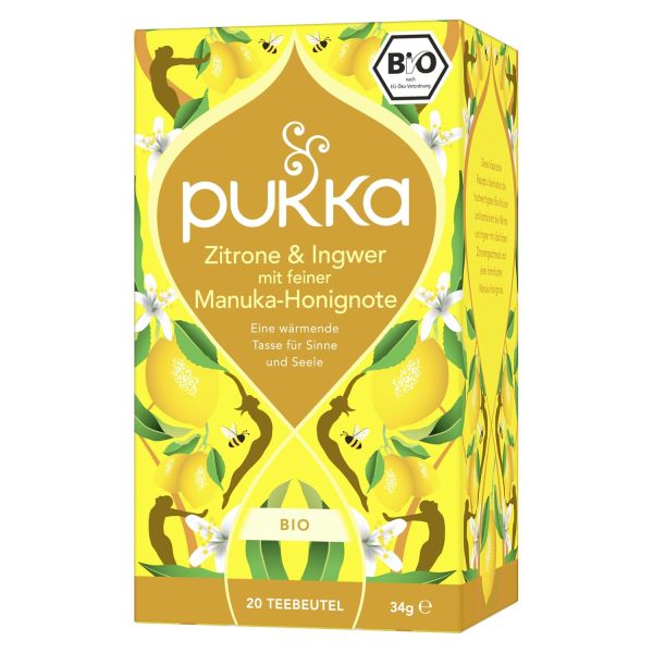 Pukka Tee Zitrone Ingwer Manukahonig