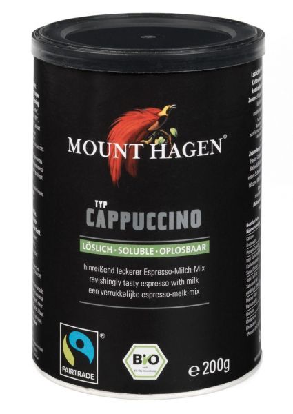 Mount Hagen Fairtrade Cappuccino Dose 