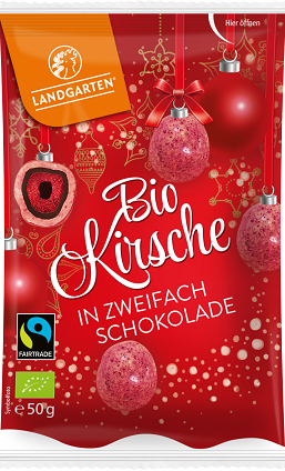 Landgarten Bio Kirsche in zweifach Schokolade