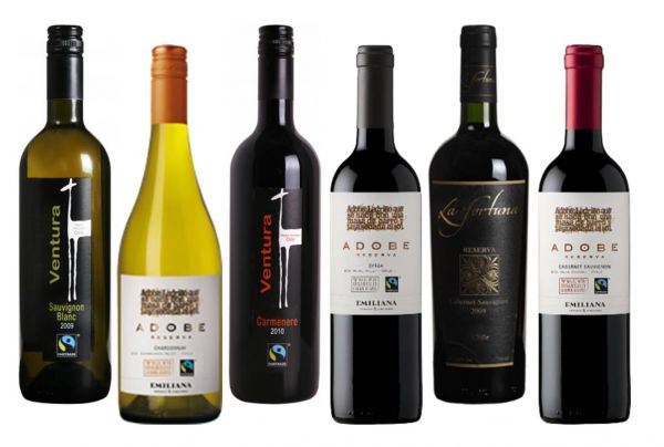 Weinsortiment Chile