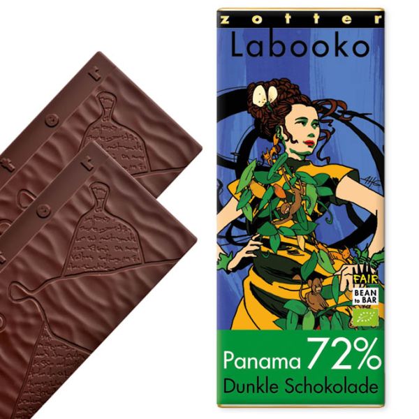 Fairtrade Schokolade Zotter Labooko Panama 72%