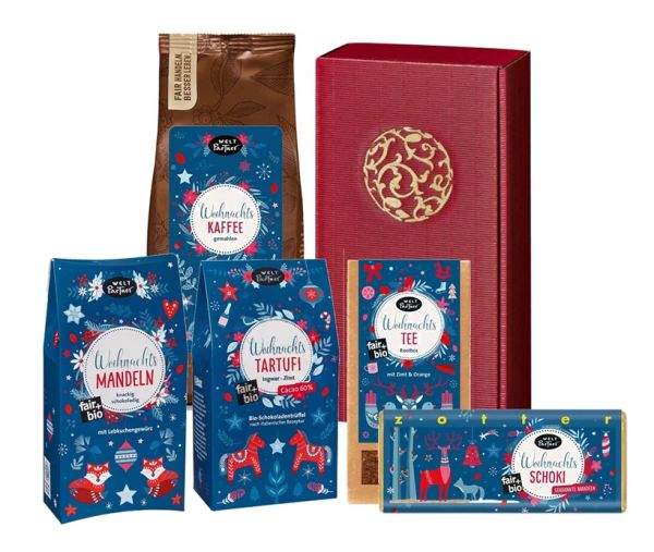 Weltpartner Weihnachten geschenkset kaffee schokolade