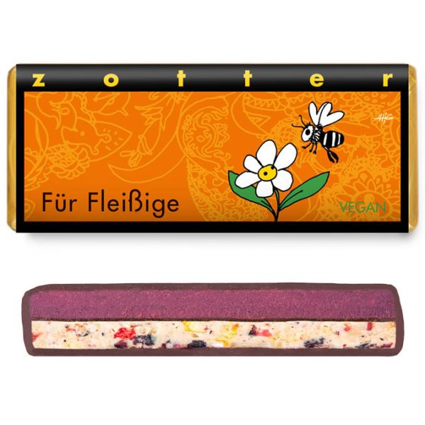 zotter handgeschöpfte schokolade für fleißige