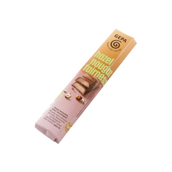 gepa bio schokoriegel haselnuss nougat