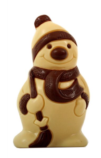 Schönenberger Schneemann mit Zipfelmütze weiße Schokolade