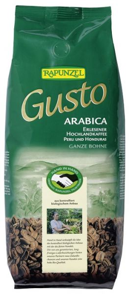 rapunzel arabica kaffee gusto bohne 1kg